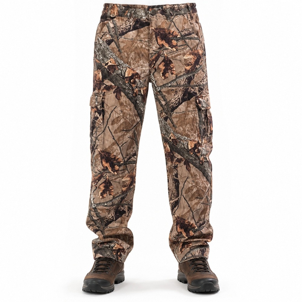 Outfitters Ridge Pants Men M Brown Camo Cargo OR37M300 Hunting Hiking Outdoor